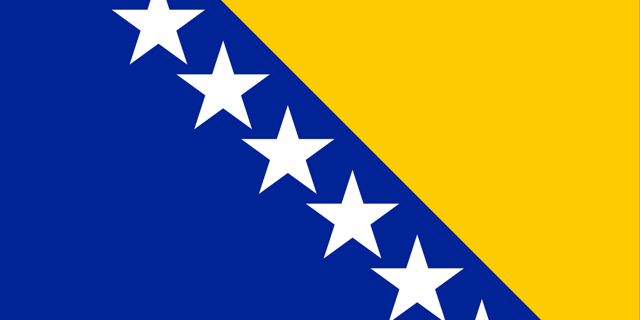 Bosnia And Herzegovina Flag PNG