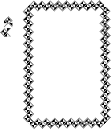 Page Border Black And White PNG