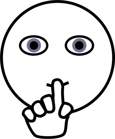 Shh Emoji PNG