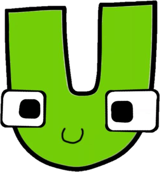 Alphabet Lore Letter U PNG
