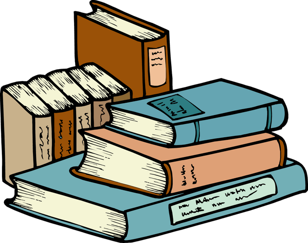 Book Stack PNG