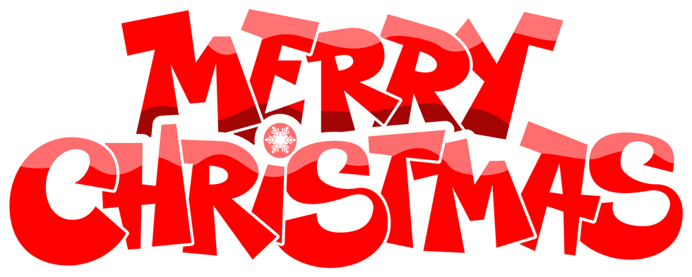 Merry Christmas Text PNG