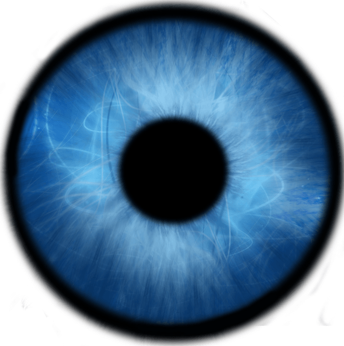 Blue Eyeball PNG