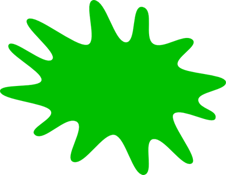 Green Splat PNG