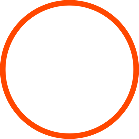 Neon Red Circle PNG