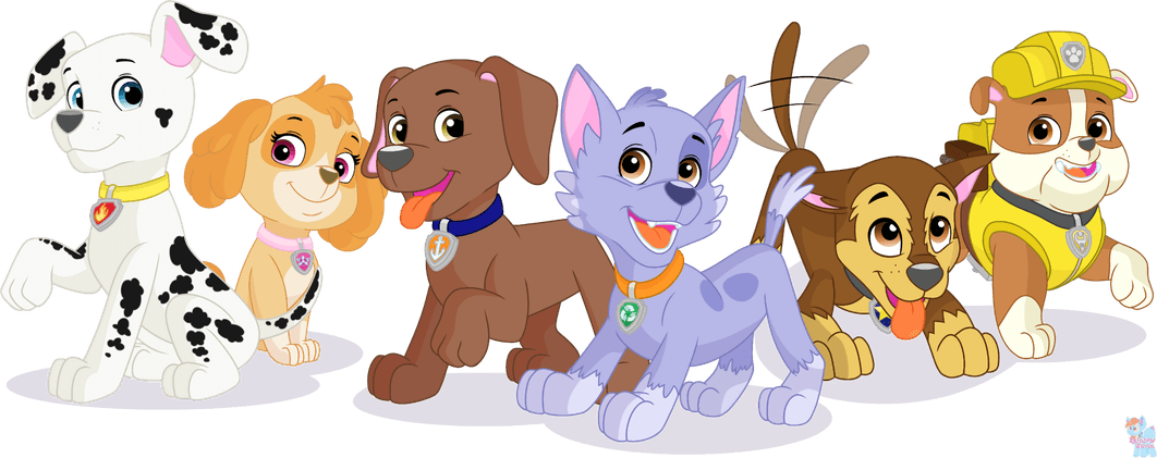 Paw Patrol Characters PNG