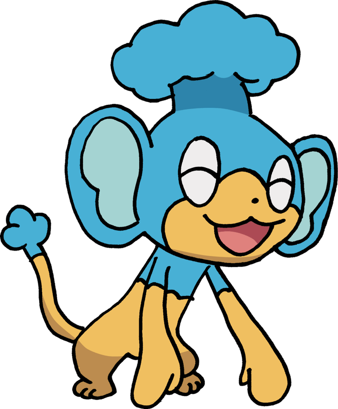 Panpour Pokemon PNG