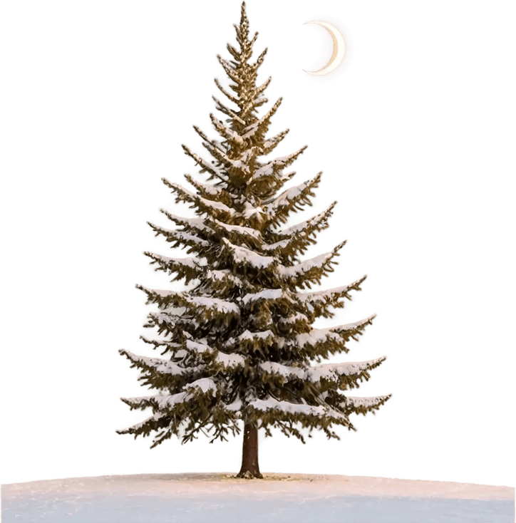 Christmas Tree Snow PNG
