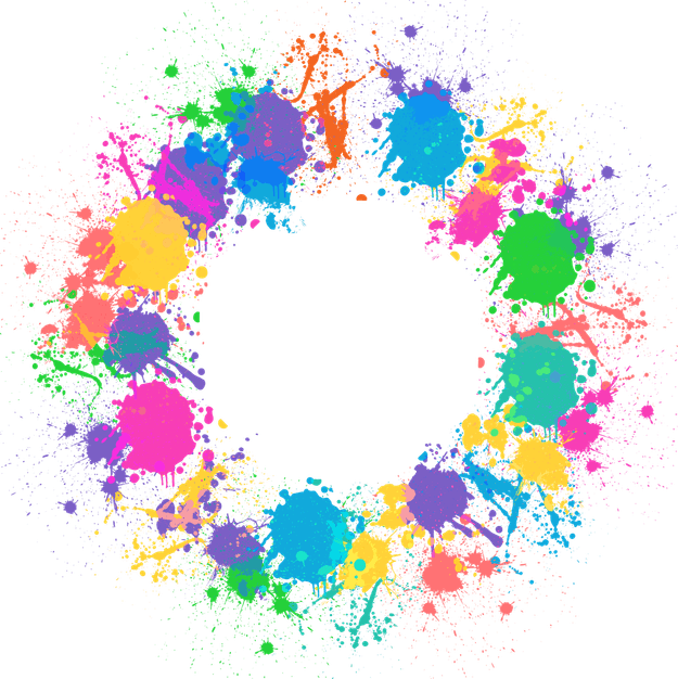 Spray Paint Circle PNG