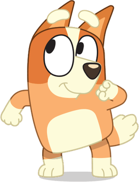 Bluey And Bingo Dancing PNG