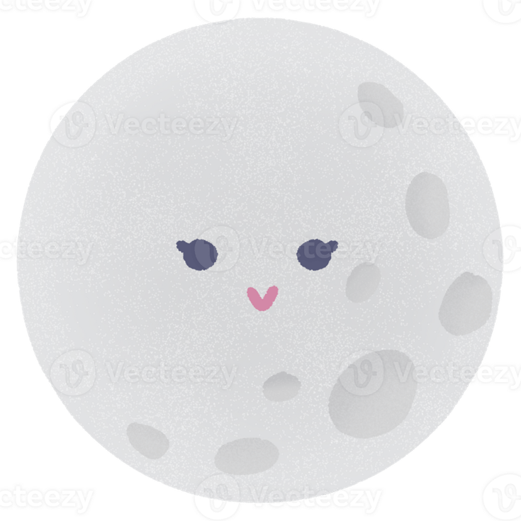 Moon Emoji PNG
