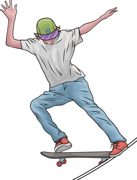 Skater Aesthetics Theme PNG