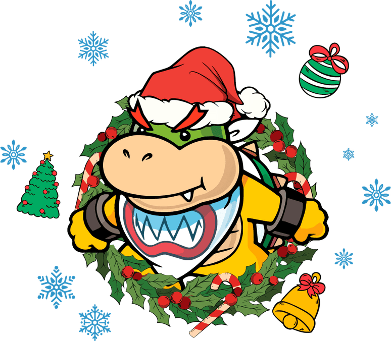 Christmas Mario PNG