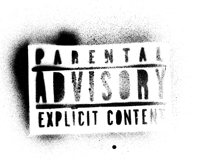 Grunge Parental Advisory PNG