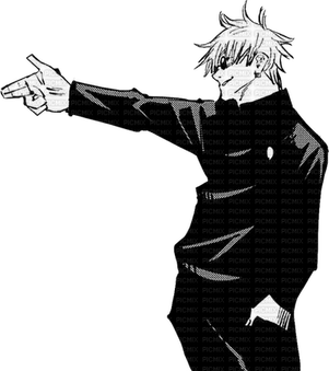 Gojo Manga PNG