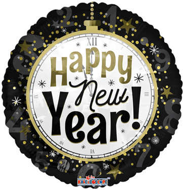 New Year Clock PNG
