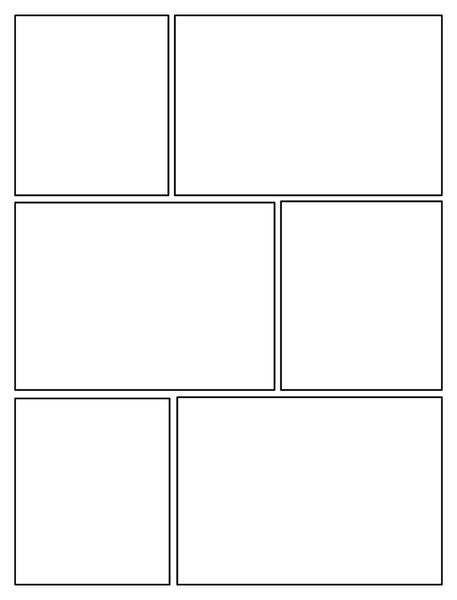 Blank Comic Book PNG