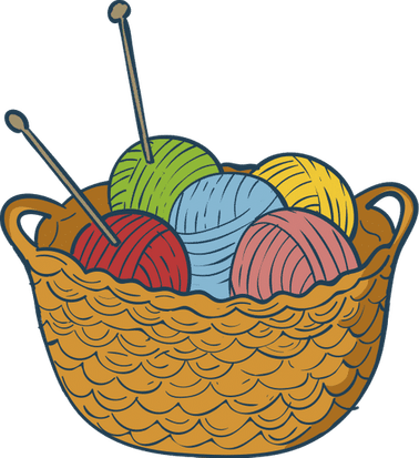 Basket Wool PNG