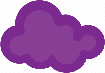 Purple Cloud PNG