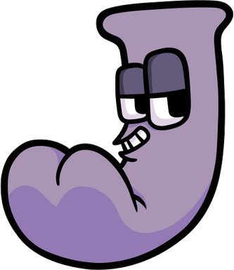 Alphabet Lore Letter J PNG