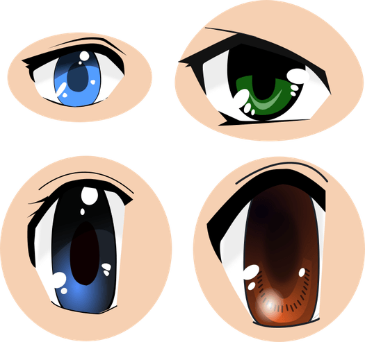 Anime Eyes PNG