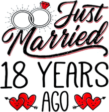 18 Years Anniversary PNG