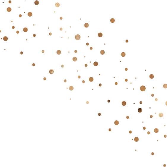 Golden Dots PNG
