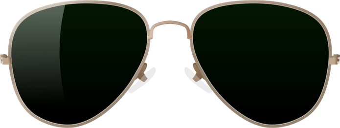 Black Sunglasses PNG