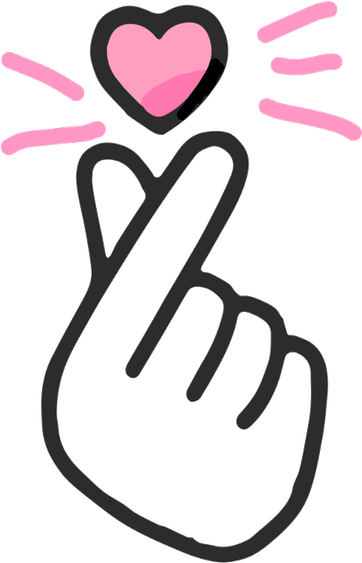 Finger Heart Emoji PNG