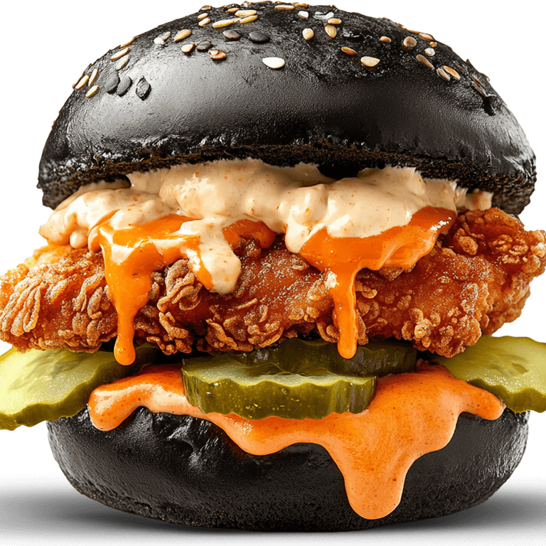 Zinger Cheese Burger PNG