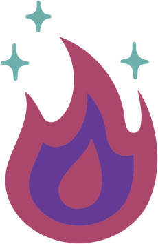 Purple Flame PNG