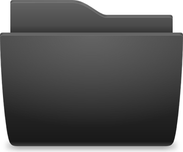 Black Folder PNG