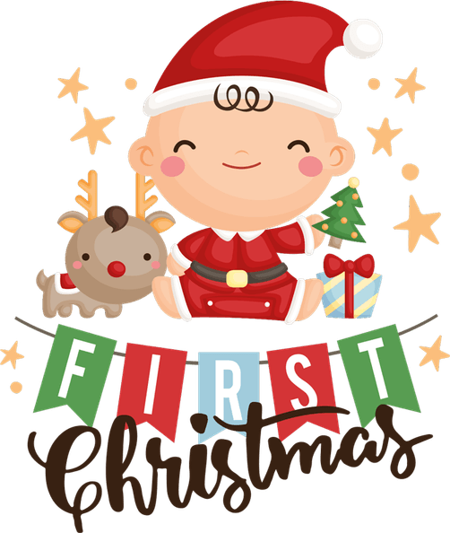First Christmas PNG
