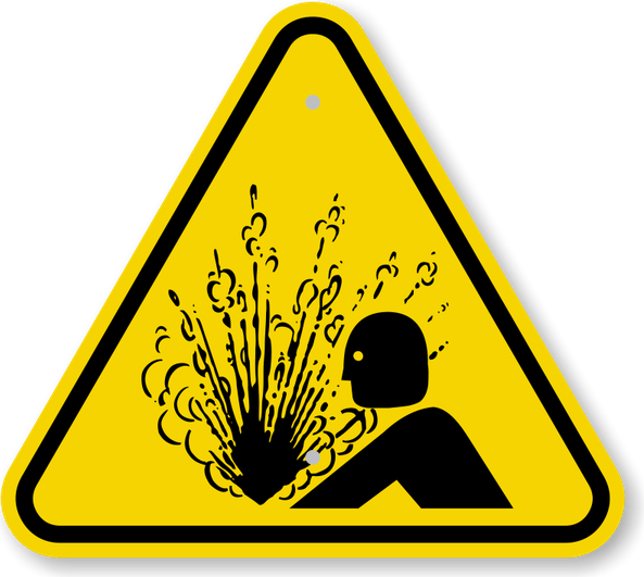 Explosive Sign PNG
