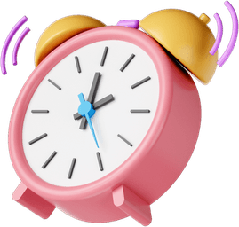 Pink Clock PNG