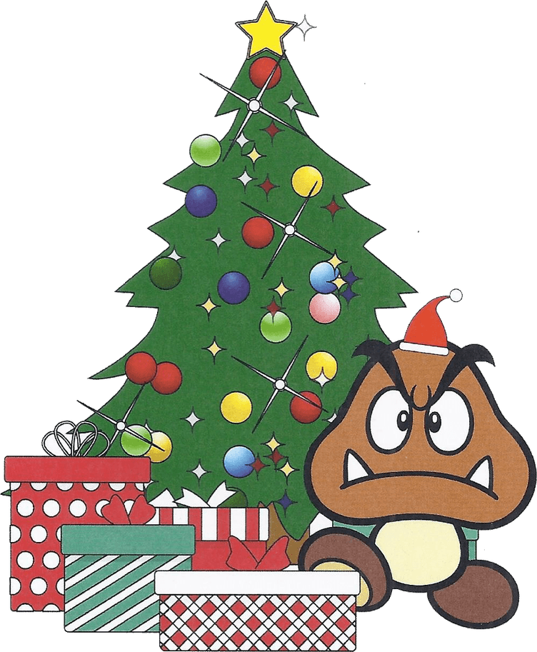 Mario Christmas Tree PNG