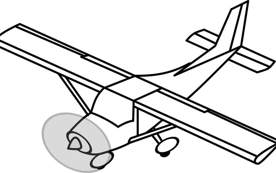 Airplane Drawing PNG