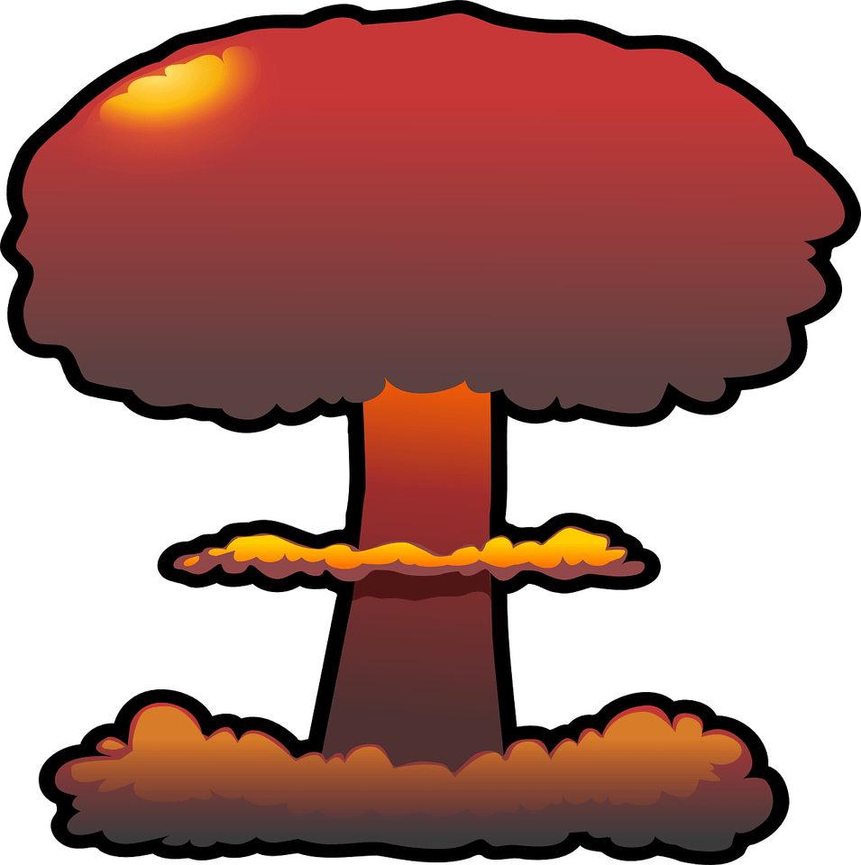 Mushroom Cloud Explosion PNG