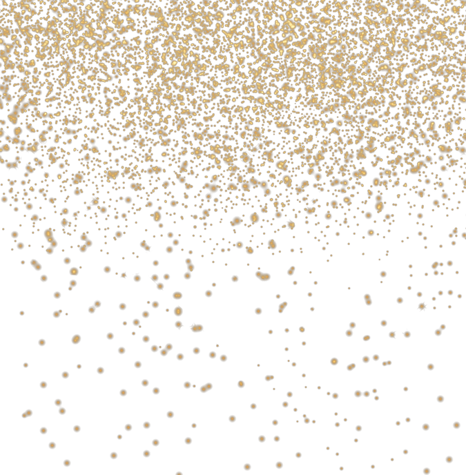 Golden Glitter PNG