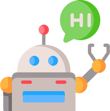 Robot Speech Bubble PNG