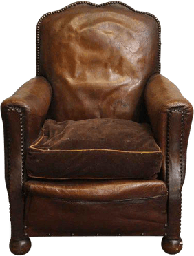 Armchair Brown Fabric PNG