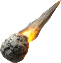 Meteor Hitting Earth PNG