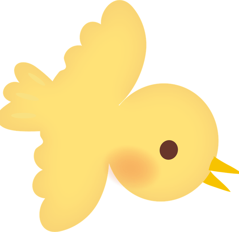 Yellow Bird PNG