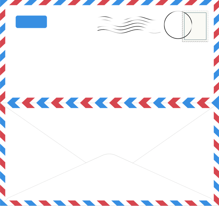 Air Mail Envelope PNG