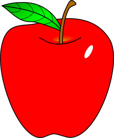 Cartoon Apple PNG
