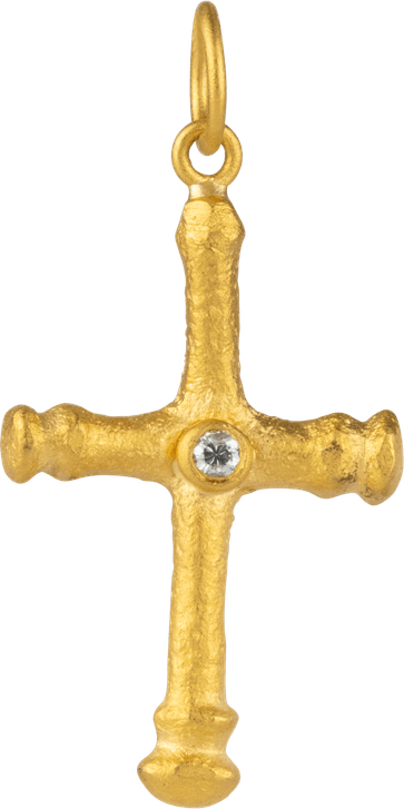 Gold Christian Cross PNG