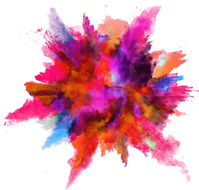 Red Powder Explosion PNG