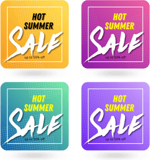 Summer Sale Banner PNG