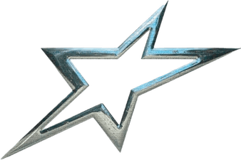 Chrome Star PNG