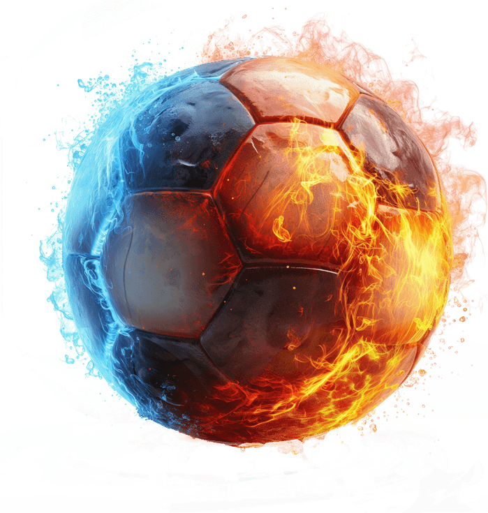 Flaming Football PNG